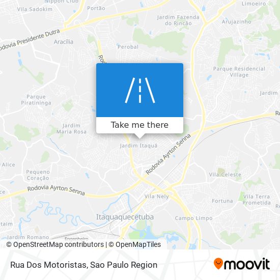 Rua Dos Motoristas map