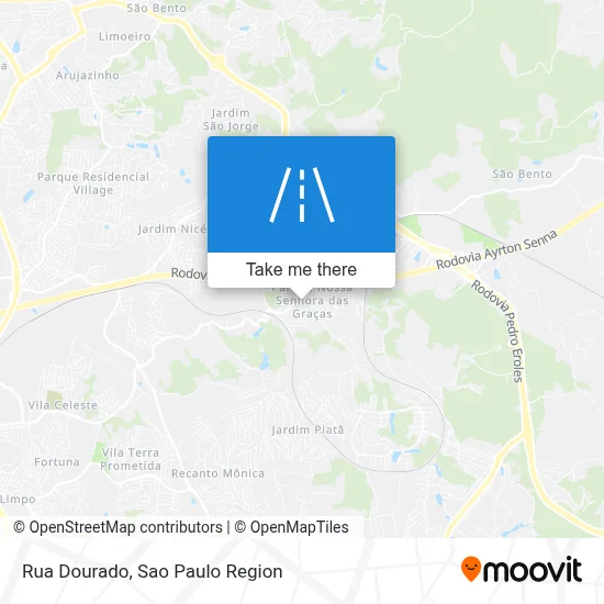Rua Dourado map