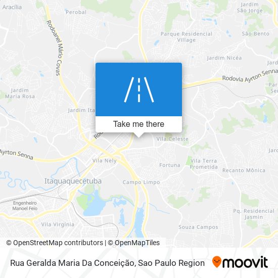 Rua Geralda Maria Da Conceição map