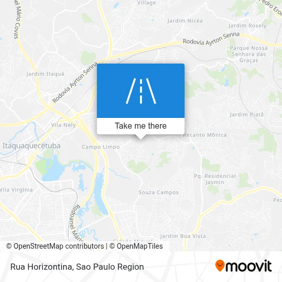 Rua Horizontina map
