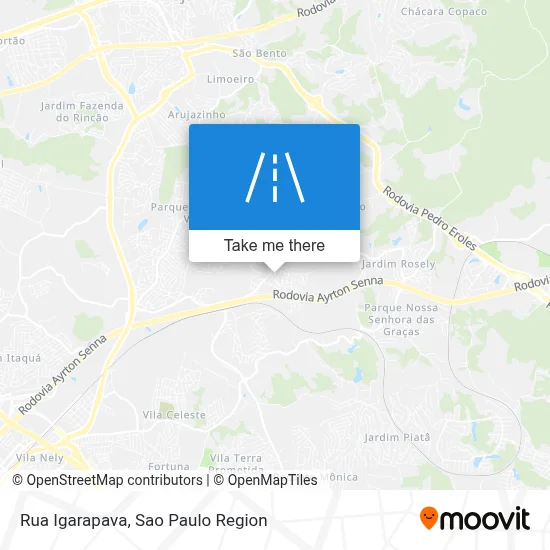 Rua Igarapava map