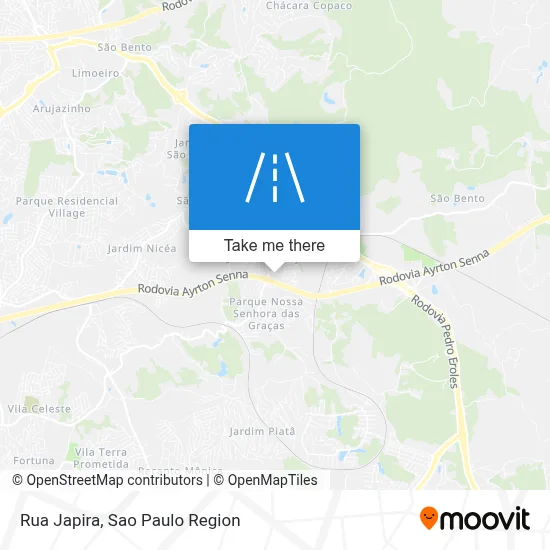 Rua Japira map