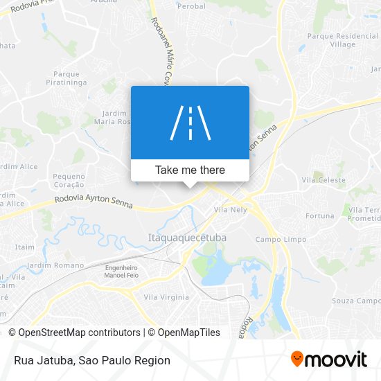 Rua Jatuba map