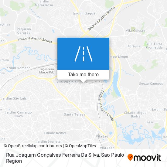 Rua Joaquim Gonçalves Ferreira Da Silva map