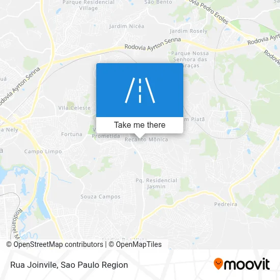 Rua Joinvile map