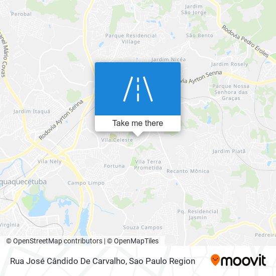 Rua José Cândido De Carvalho map