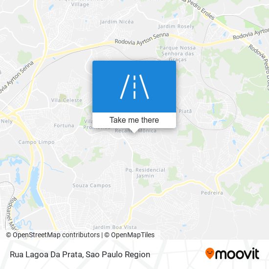 Rua Lagoa Da Prata map