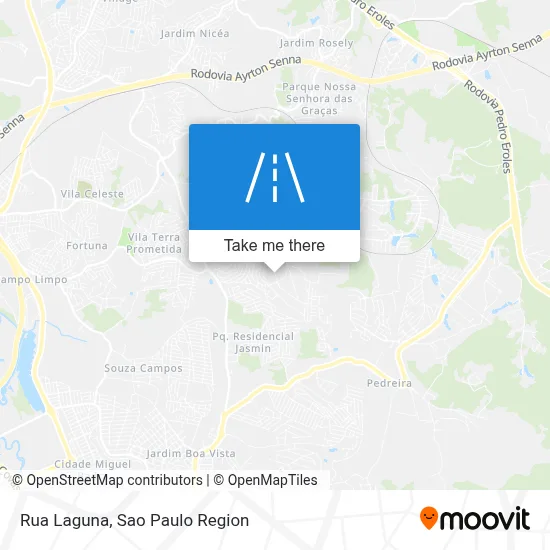 Rua Laguna map
