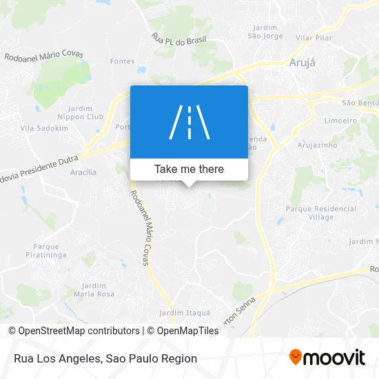 Rua Los Angeles map