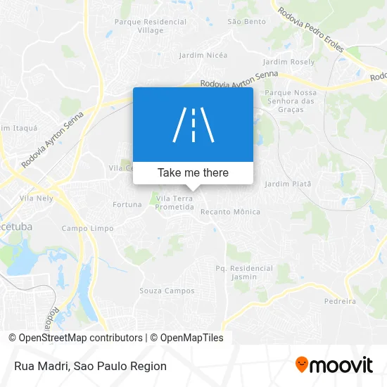 Rua Madri map