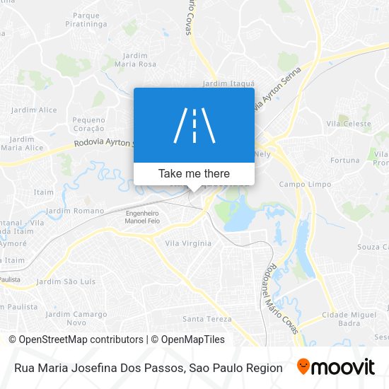 Rua Maria Josefina Dos Passos map