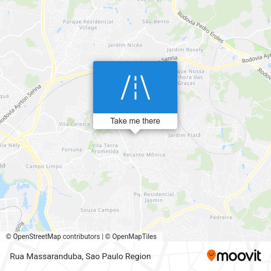 Rua Massaranduba map