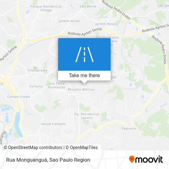 Rua Monguanguá map