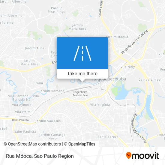 Rua Móoca map