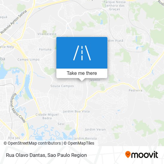 Rua Olavo Dantas map