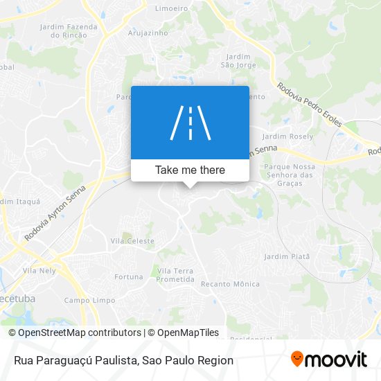 Rua Paraguaçú Paulista map