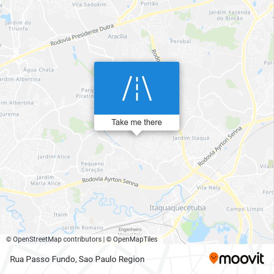 Rua Passo Fundo map