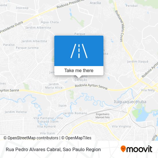 Rua Pedro Alvares Cabral map