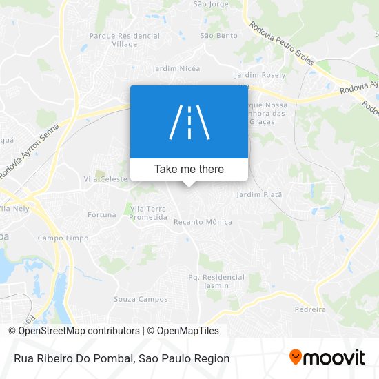 Rua Ribeiro Do Pombal map