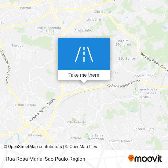 Rua Rosa Maria map