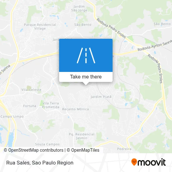 Rua Sales map