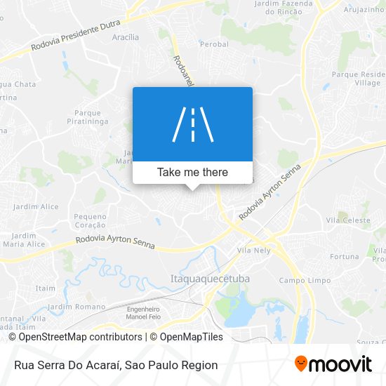 Rua Serra Do Acaraí map