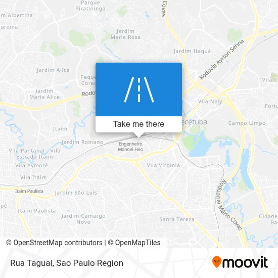 Rua Taguaí map