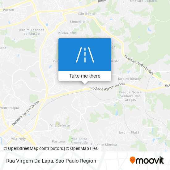 Rua Virgem Da Lapa map