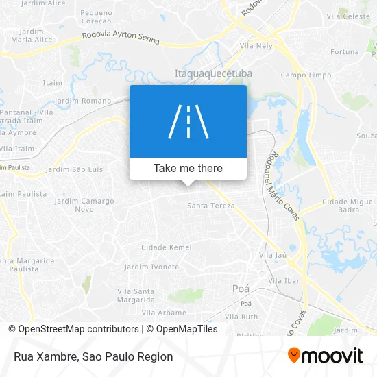 Rua Xambre map
