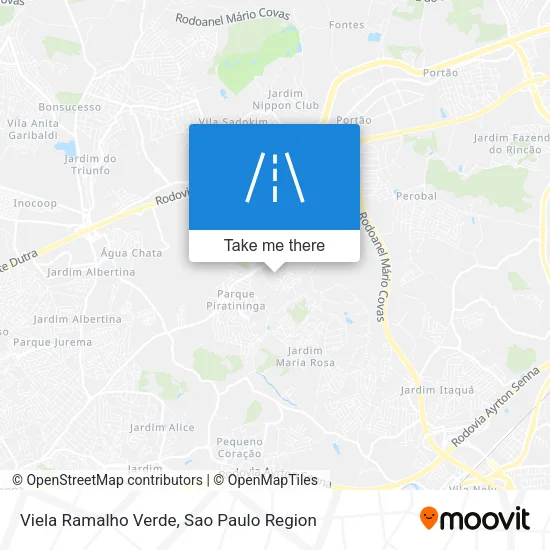Viela Ramalho Verde map