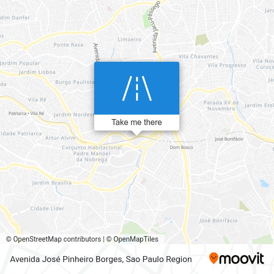 Avenida José Pinheiro Borges map