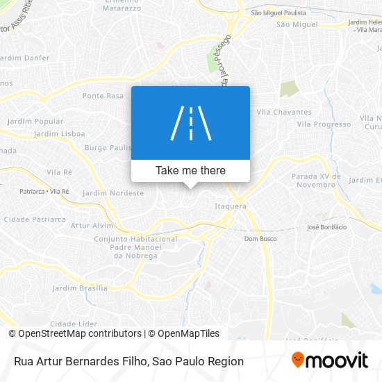 Rua Artur Bernardes Filho map