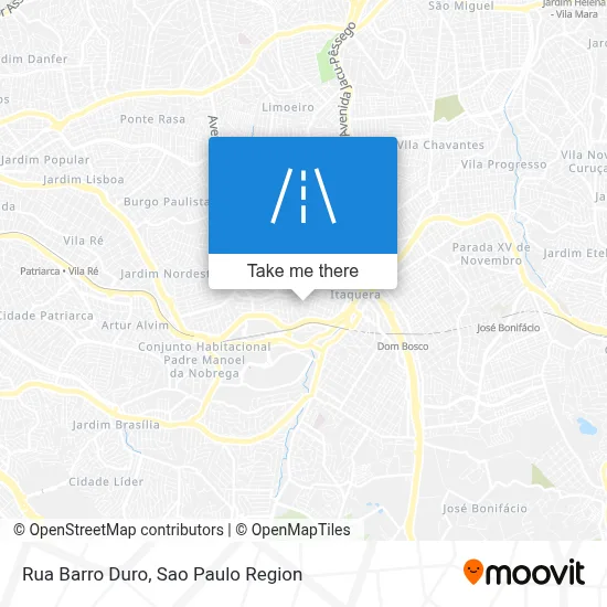 Rua Barro Duro map