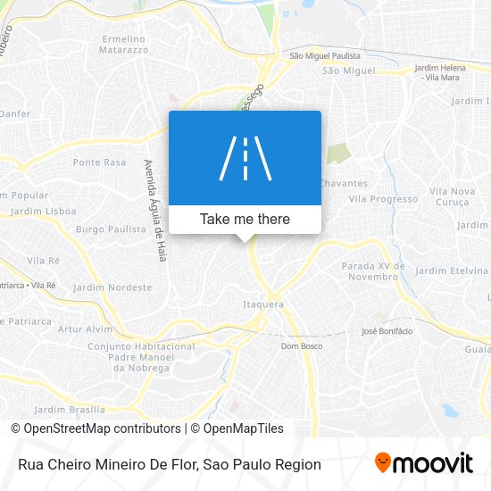 Rua Cheiro Mineiro De Flor map