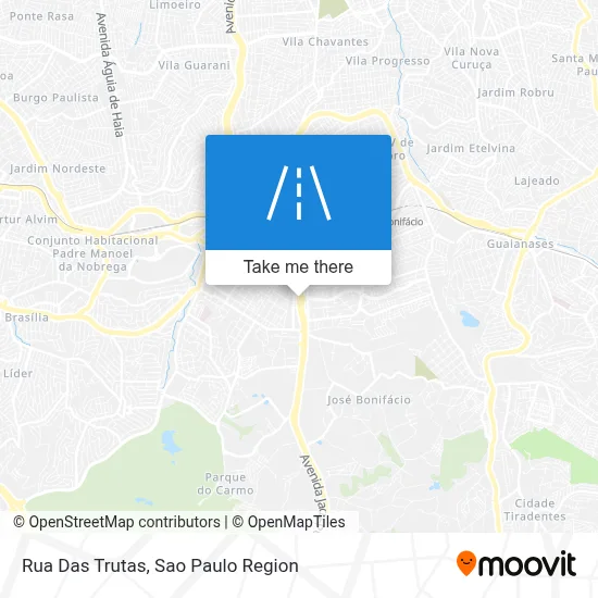 Rua Das Trutas map