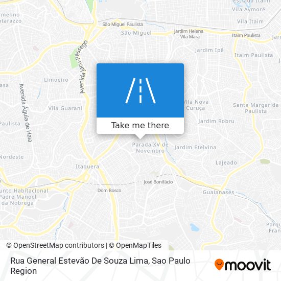 Rua General Estevão De Souza Lima map