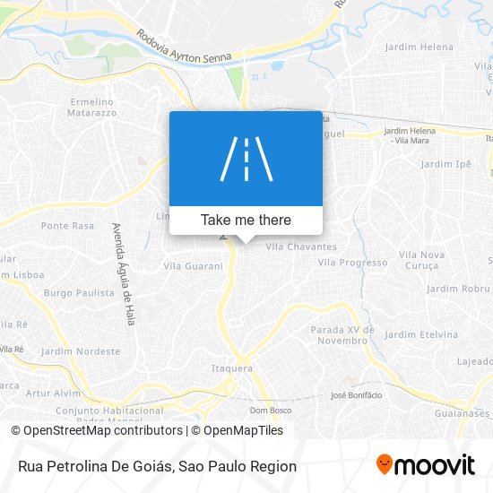 Mapa Rua Petrolina De Goiás