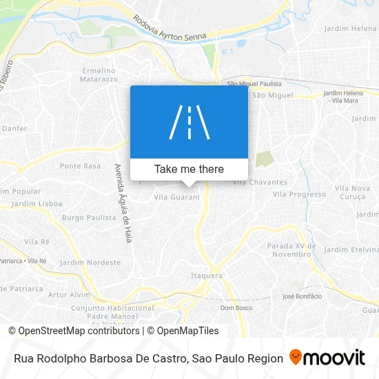 Rua Rodolpho Barbosa De Castro map
