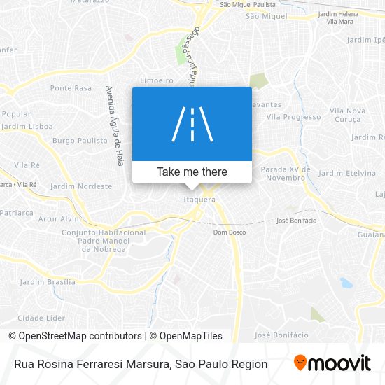 Rua Rosina Ferraresi Marsura map