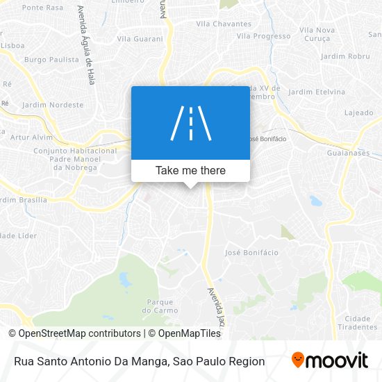 Rua Santo Antonio Da Manga map