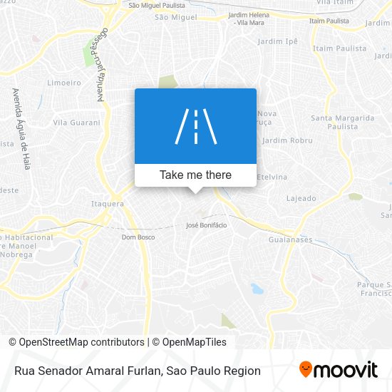 Rua Senador Amaral Furlan map