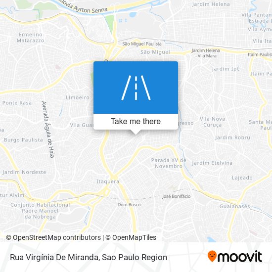 Rua Virgínia De Miranda map