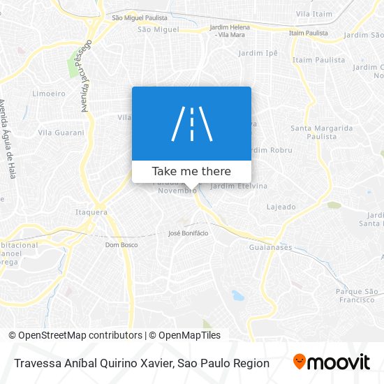 Travessa Aníbal Quirino Xavier map