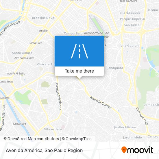 Avenida América map