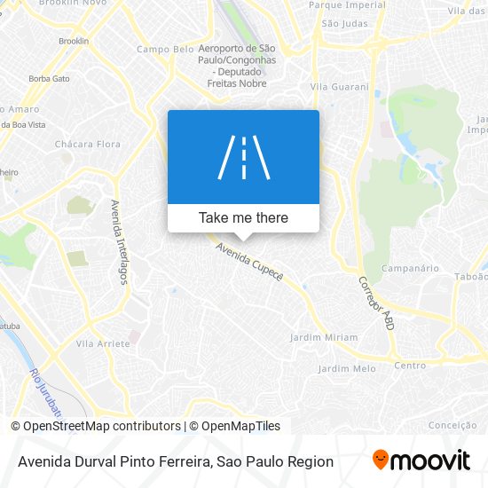 Avenida Durval Pinto Ferreira map