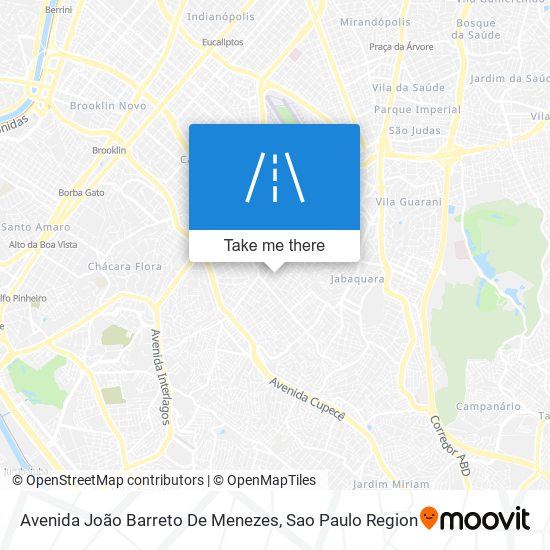 Mapa Avenida João Barreto De Menezes