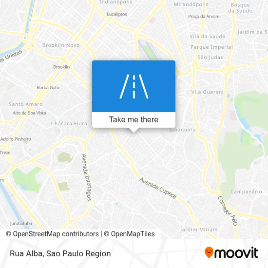 Rua Alba map