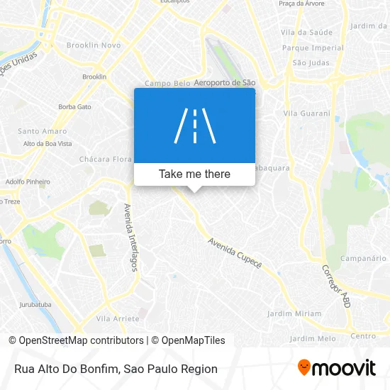 Rua Alto Do Bonfim map