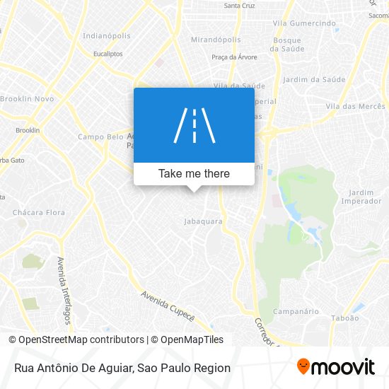 Mapa Rua Antônio De Aguiar