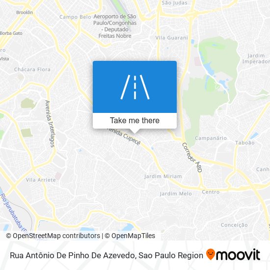 Rua Antônio De Pinho De Azevedo map